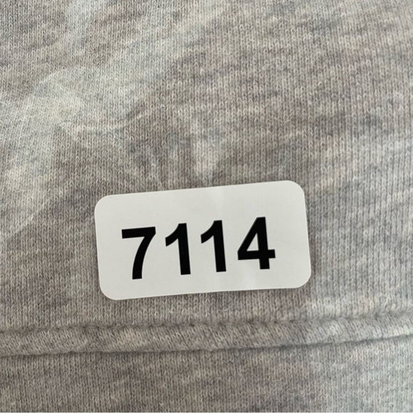 Spiritual Gangster gray cropped cinched waist Sweatshirt 27114 - Picture 8 of 8